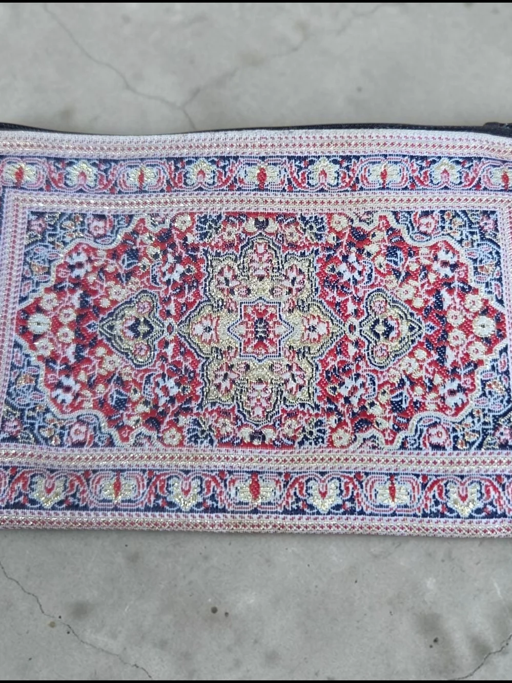 Oriental Carpet Woven Change Purse, Coin Purse